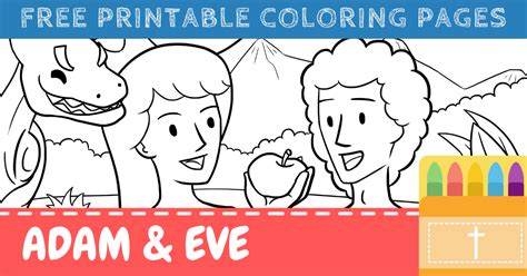 Free Printable Adam and Eve Coloring Pages for Kids – ConnectUS