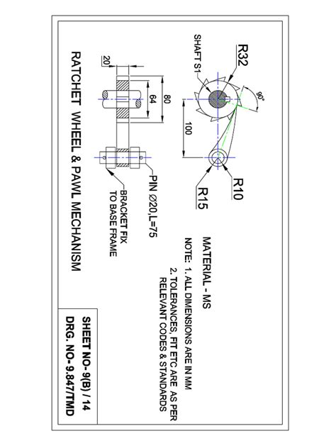 Ratchet & Pawl Design | PDF