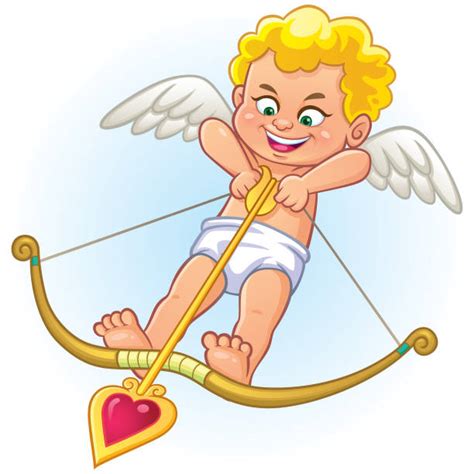 Best Baby Cupid Angel Diaper Illustrations, Royalty-Free Vector Graphics & Clip Art - iStock