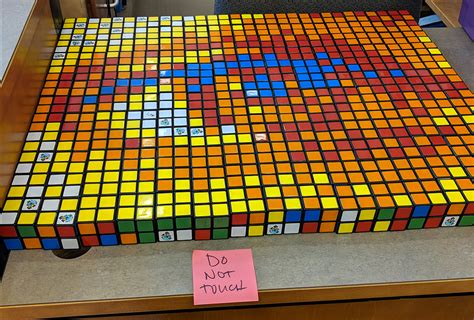 Stevens Students Create Mosaic "Masterpiece" Out of Rubik's Cubes ...