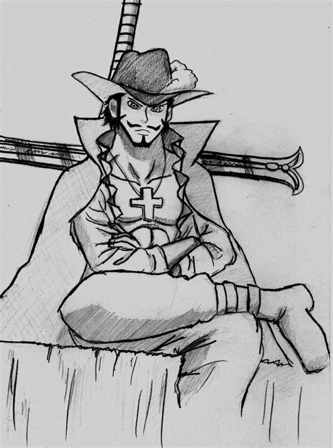 "Hawkeye" Mihawk Sitting by Goblins911 on DeviantArt