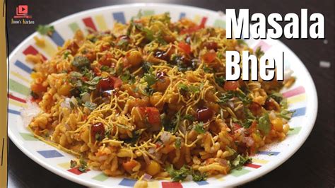 Masala Bhel puri recipe | Street food chaat recipe | Bhel puri recipe, Puri recipe, Chaat recipe