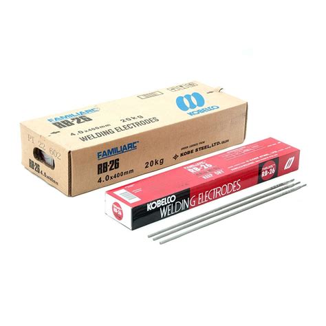 Kobelco RB26 Welding Electrodes (rod) | Model : RB26 | Sizes : 2.6MM o