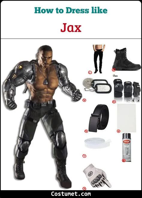 Jax (Mortal Kombat) Costume for Cosplay & Halloween