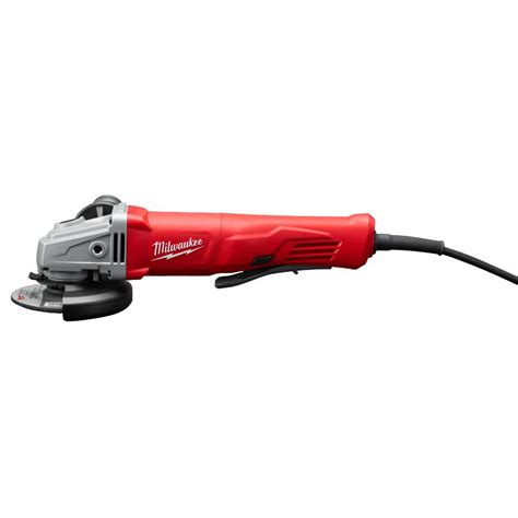 Milwaukee 11 Amp Corded 4-1/2 in. Small Angle Grinder with Lock-On Paddle Switch-6142-30 - The ...