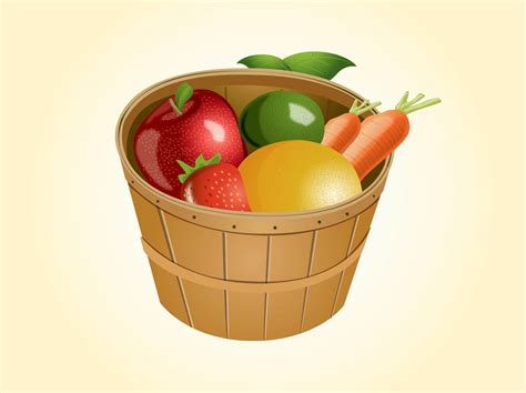 Download Vector Images Of Fruits And Vegetables