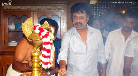 Rajinikanth’s look in Thalaivar 170 revealed in pooja ceremony photos ...