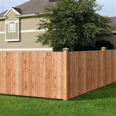 Western Red Cedar Flat Top Fence Picket Outdoor Garden Lawn Fencing Wood 13-Pack 90489405915 | eBay