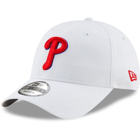 Philadelphia Phillies New Era Logo Core 49FORTY Fitted Hat - White ...