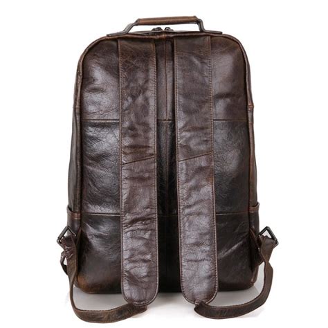 Men's Vintage Leather Backpack Leather Rucksack