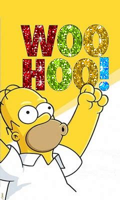 woo hoo homer simpson heureux Image, animated GIF