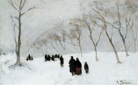 Snow Storm Painting by Anton Mauve - Fine Art America