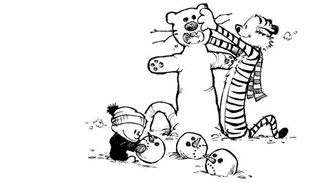 Calvin and Hobbes Snowman Wallpaper (62+ images)