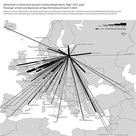 Passenger arrivals and departures at Riga International Airport in 2021 | Oficiālās statistikas ...