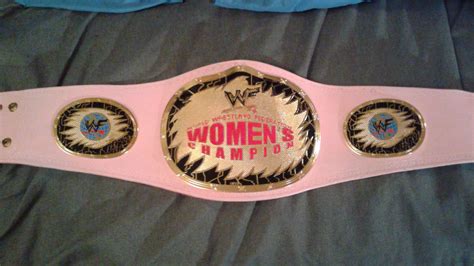 WWE WWF Women's Championship replica title belt releathered and autographed - http ...