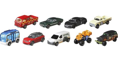 Buy Matchbox Cars, 9-Pack Die-Cast 1:64 Scale Toy Cars, Construction or Garbage Trucks, Rescue ...