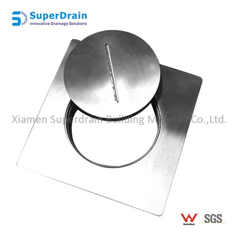 Stainless Steel Square Floor Cleanout Drain Cover - China Grating and Drain