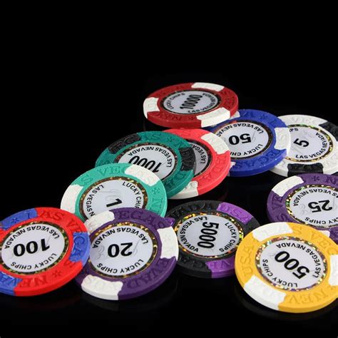 Poker chips Casino chips 14g Clay+Iron+ABS Texas Holdem Poker Wholesale ...