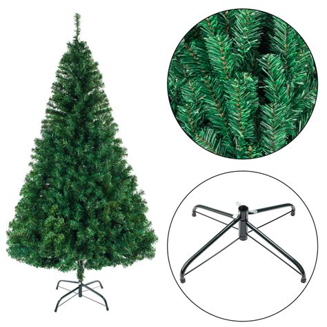 8Ft PVC Christmas Tree w/1138 Branches Holiday Season Indoor Outdoor ...