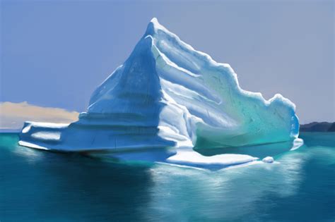 Iceberg Digital Painting by Liquos on DeviantArt