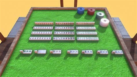 Mahjong 3D models - Sketchfab