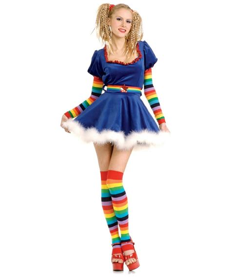 Rainbow Girl Costume - Adult Costume - Halloween Costume at Wonder Costumes