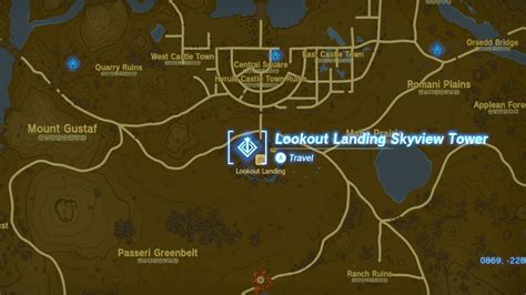 How to activate the Lookout Landing Tower in Zelda Tears of the Kingdom - Polygon