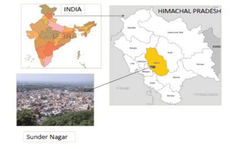 Site location of Sunder Nagar (Himachal Pradesh) | Download Scientific ...