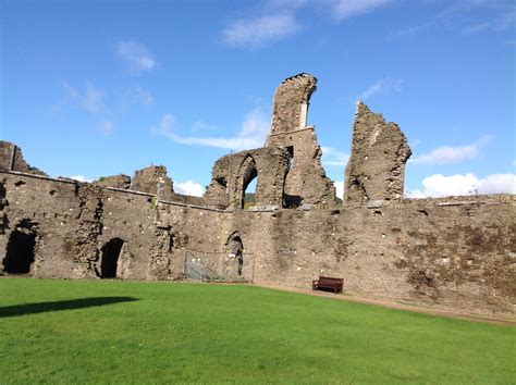 wpw043064 WALES (1933). Neath Abbey (ruins), oblique aerial view ...