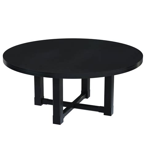 Round Black Dining Room Table