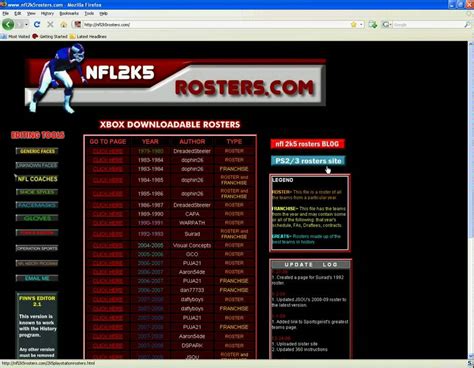 How To Update ESPN NFL 2k5 Rosters on PS2 - YouTube