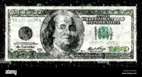 Illustrations Banknote 100 dollar USA,Currency,Benjamin Franklin Stock ...