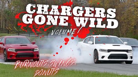 Dodge Charger Burnouts, Swings, Slide and Donuts|**INSANE STUNTS ...