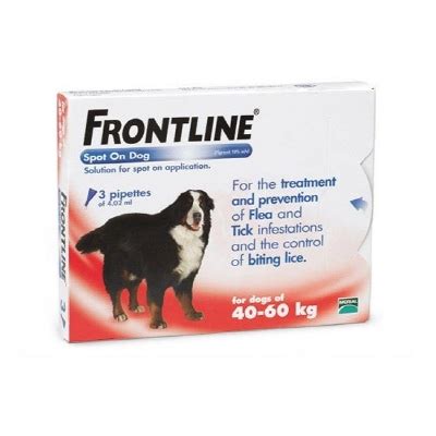 Frontline Spot On Dogs 40-60Kgs 3Pk - Iron Horse