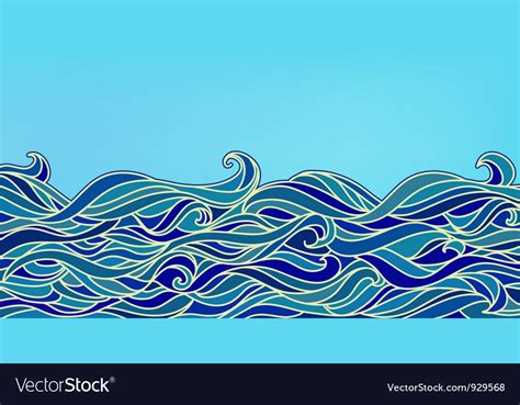 Abstract waves background Royalty Free Vector Image