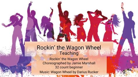 Rockin' the Wagon Wheel line dance to Wagon Wheel - YouTube