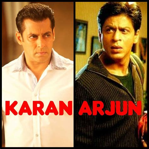 Salman Khan & Shah Rukh Khan - Karan Arjun | Salman khan, Khan, Bollywood