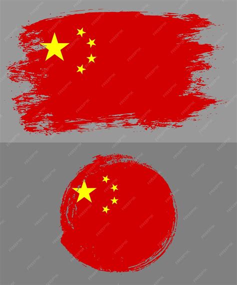 Premium Vector | CHINA FLAG VECTOR ILLUSTRATION