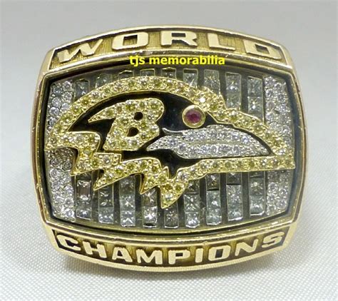 2000 BALTIMORE RAVENS SUPER BOWL XXXV CHAMPIONSHIP RING - Buy and Sell ...