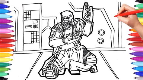 Lego Guardians Of The Galaxy Coloring Pages - Coloring and Drawing