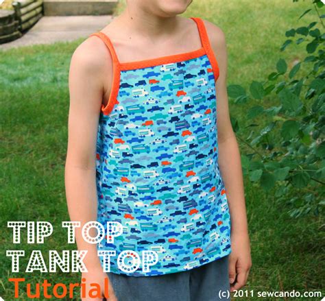 Sew Can Do: Tip Top Tank Top (using FOE) Tutorial