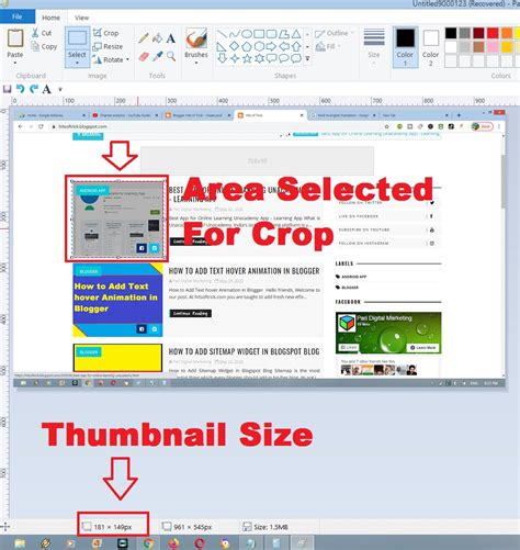 How to Check Thumbnail Size of any Template, What is Home Page Thumbnail Size For Sora Seo Template