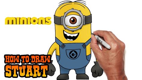 How to Draw Stuart | Minions - YouTube