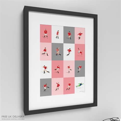 Manchester United's Greatest Players Print - DGriffin Art & Design