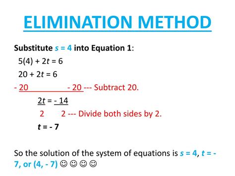 PPT - Solve Systems of Linear Equations with a Common Term Using the Elimination Method ...