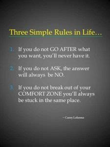 Three Simple Rules | The Official Website of Carey Lohrenz | Bright quotes, Words, Inspirational ...