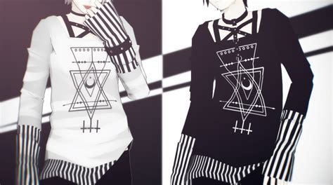 MMD Long Sleeved Shirt by Seo-MMD on DeviantArt