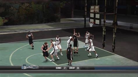 NBA 2K10 (Xbox 360) Blacktop 5-on-5 21 Gameplay: Rappers vs. NBA Stars ...