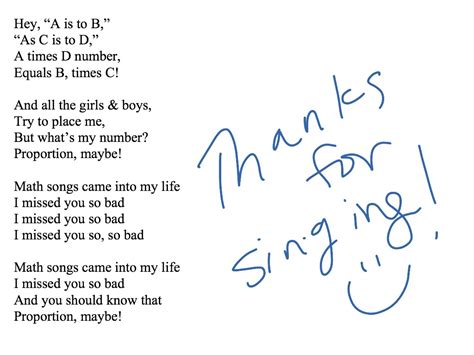 Nerdy math song, Proportion Maybe | Math, Proportions | ShowMe