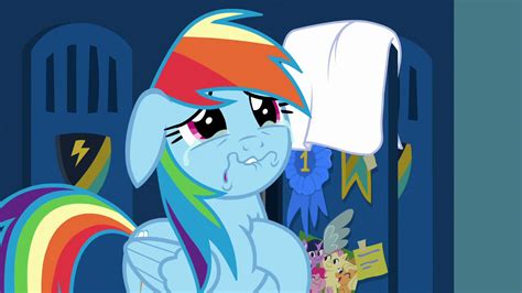 Image - Rainbow Dash crying tears of remorse S7E7.png | My Little Pony Friendship is Magic Wiki ...